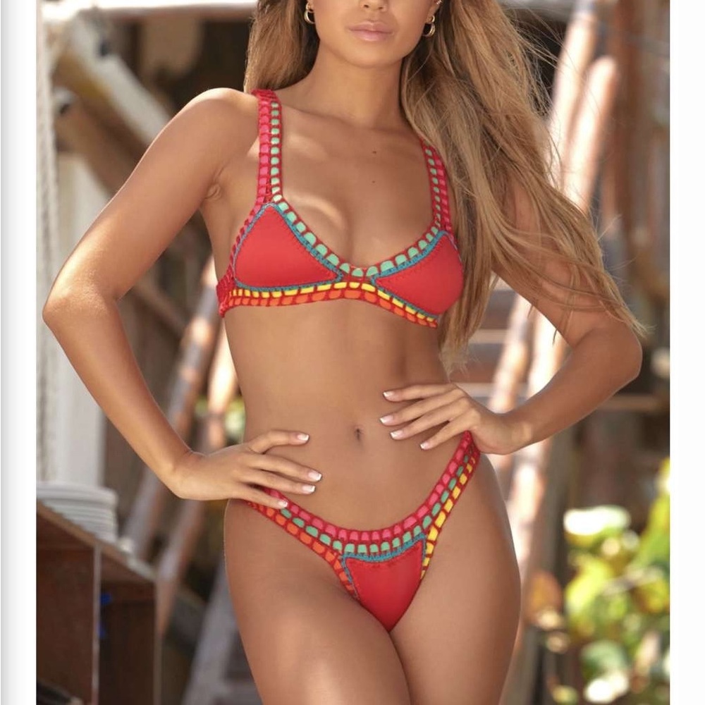 Luxsea crochet bikini set size med. NWT originally $112